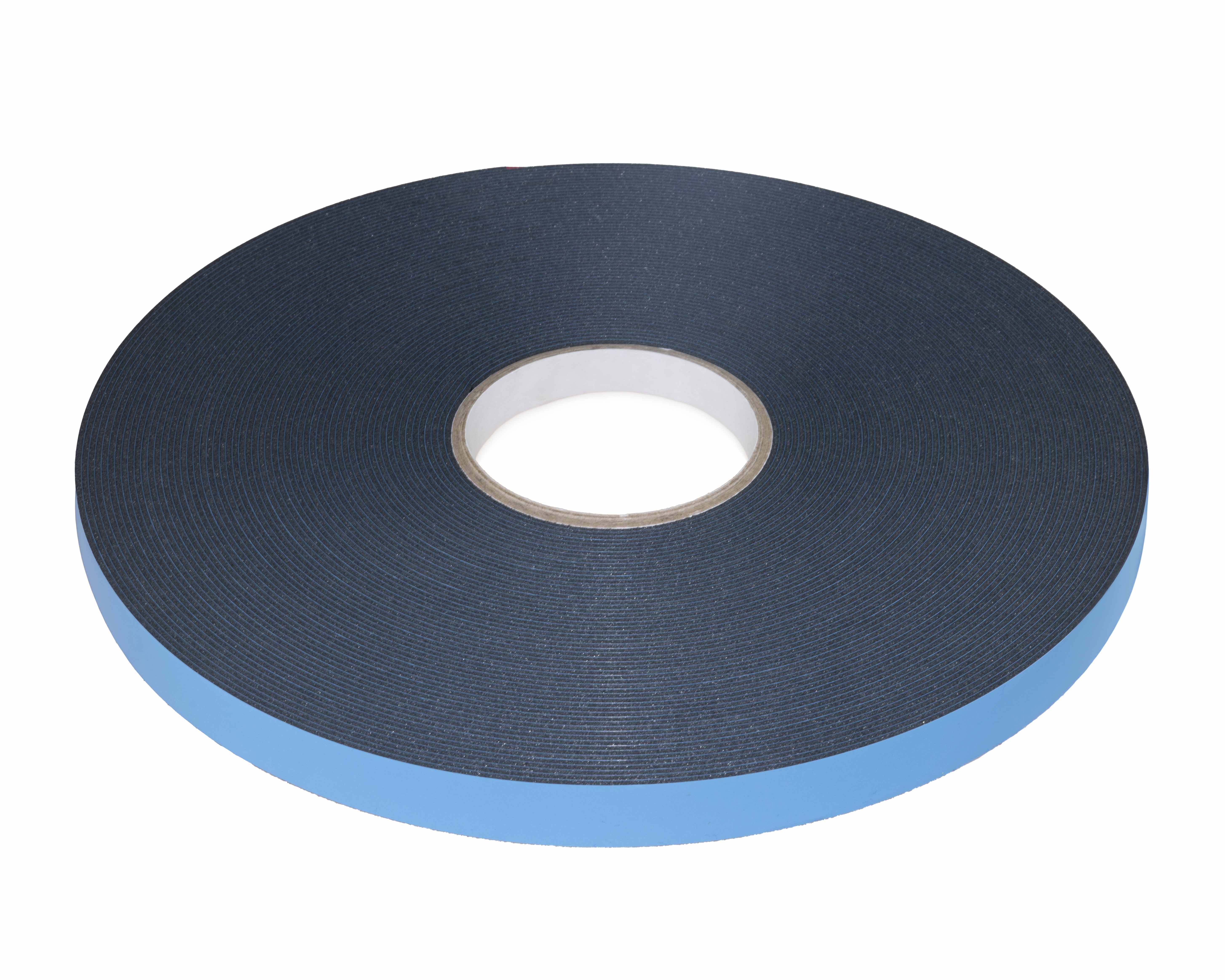 RS PRO Black Foam Tape, 25mm x 33m, 1.5mm Thick