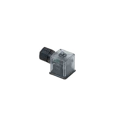 Molex 121207 2P DIN 43650 DIN 43650 Solenoid Connector with Indicator Light, 230 V Voltage