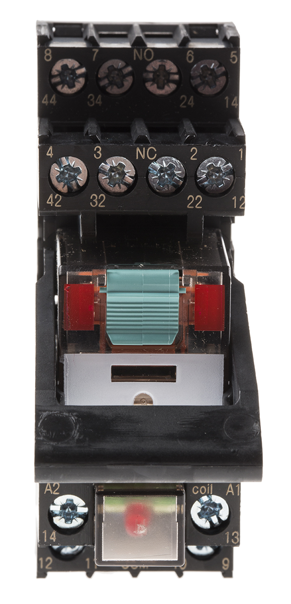 Siemens LZS Series Coupling Relay, Plug In, 230V ac Coil, 4PDT, 4-Pole