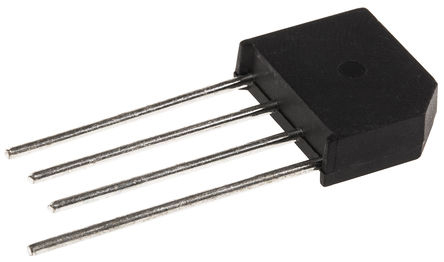 Vishay Bridge Rectifier, 4A, 200V, 4-Pin