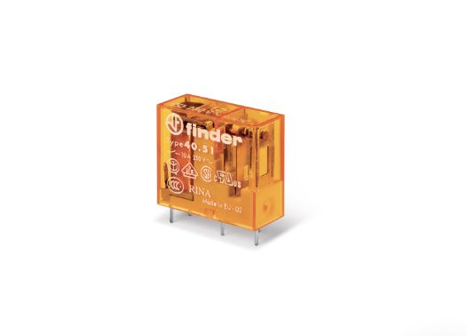 Finder PCB Mount Power Relay, 24V dc Coil, 12A Switching Current, SPDT