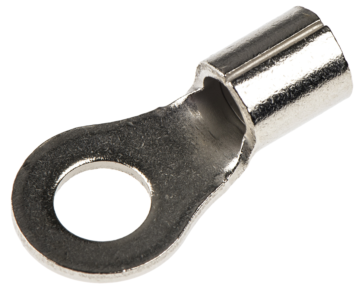 TE Connectivity, STRATO-THERM Uninsulated Ring Terminal, M5 Stud Size, 2.6mm² to 6.6mm² Wire Size