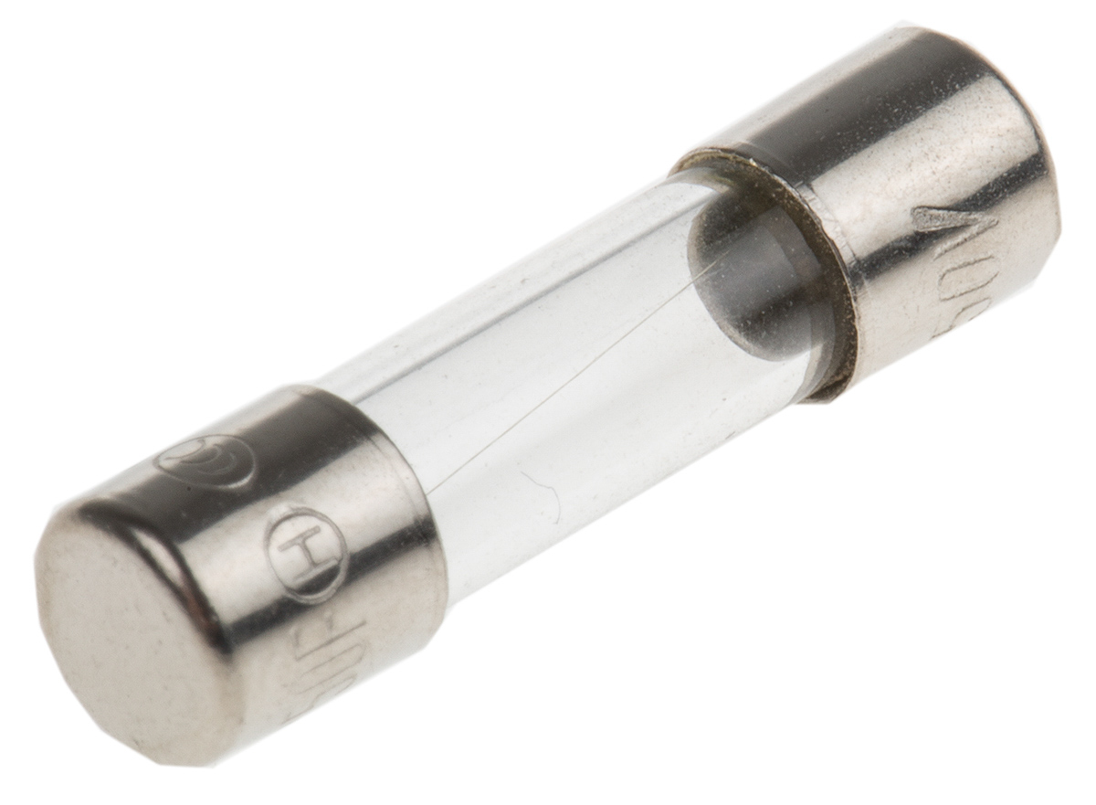 RS PRO 250mA F Glass Cartridge Fuse, 5 x 20mm
