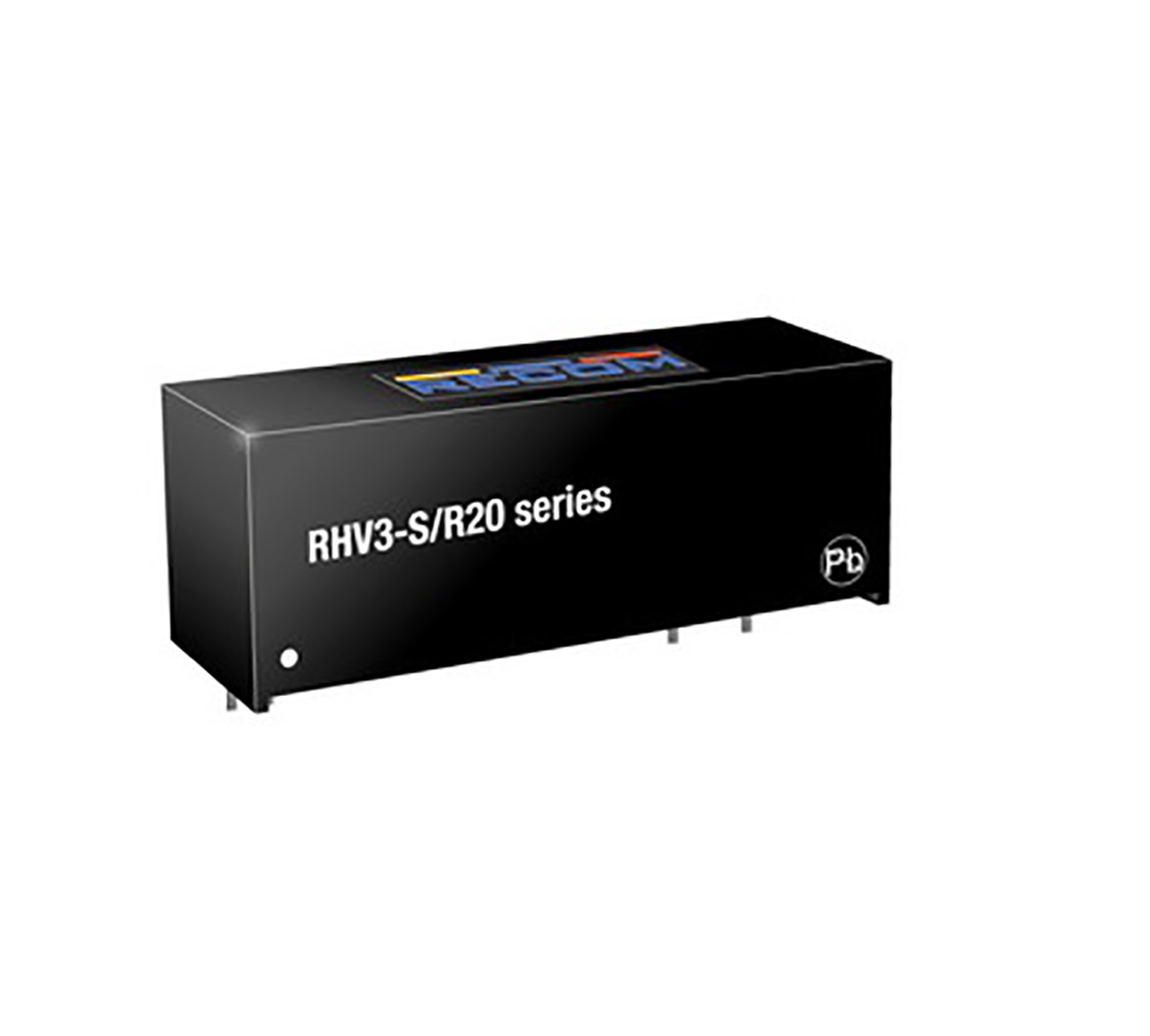 Recom RHV3 DC-DC Converter, 12V dc/ 250mA Output, 5 → 24 V dc Input, 3W, Through Hole, +80°C Max Temp -40°C Min