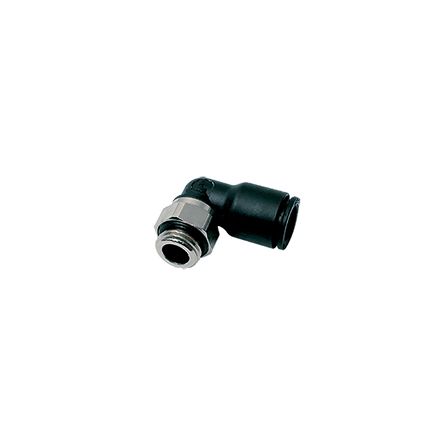 Legris LF 3000 Series Elbow Threaded Adaptor, Push In 3 mm to M5 x 0.8 Male, Tube-to-Port Connection Style, 3199 03 19