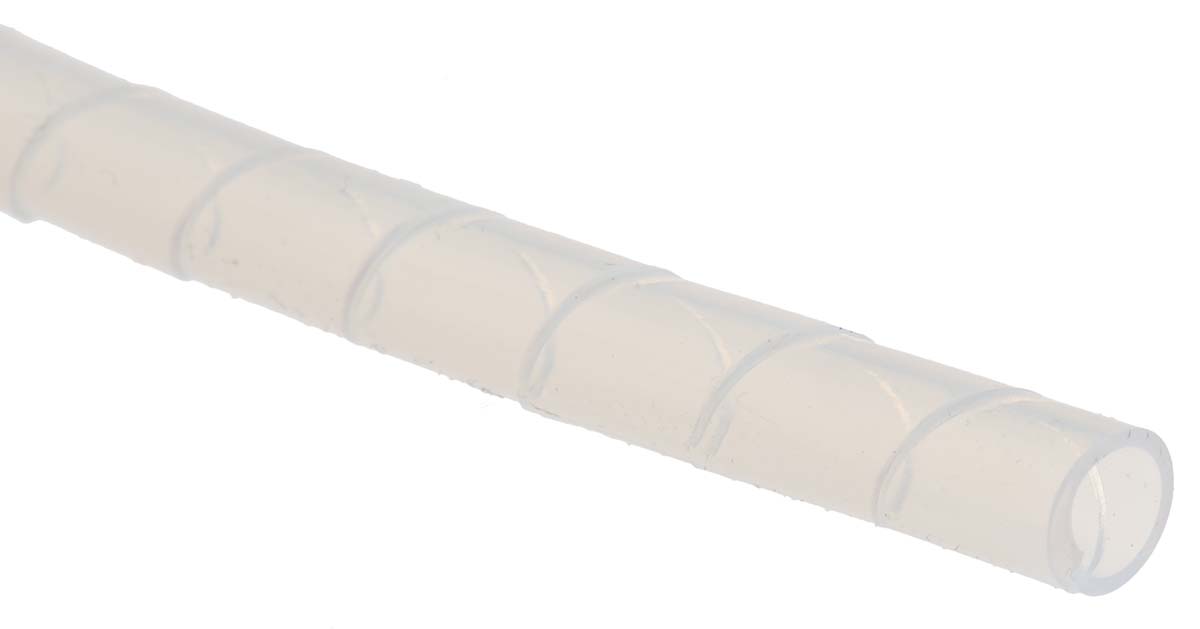 HellermannTyton Spiral Wrap, I.D 4mm, 20mm PTFE SBPTFE Series