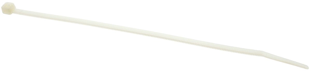 RS PRO Cable Tie, 610mm x 9 mm, Natural Nylon, Pk-100