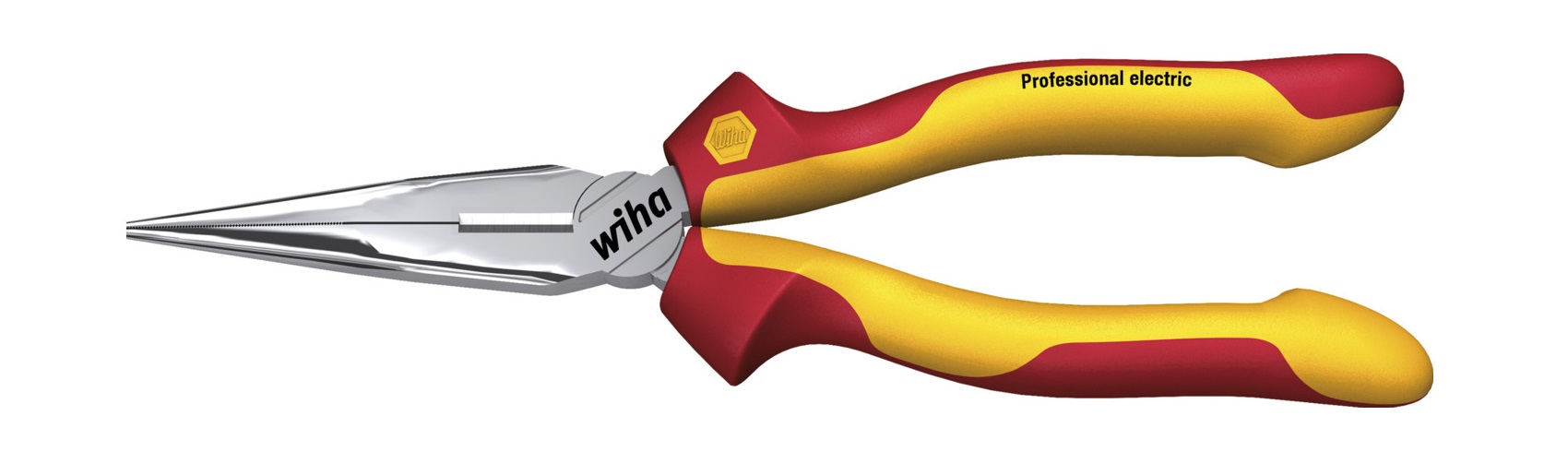 Wiha Z05020006SB Nose pliers, 200 mm Overall, Straight Tip