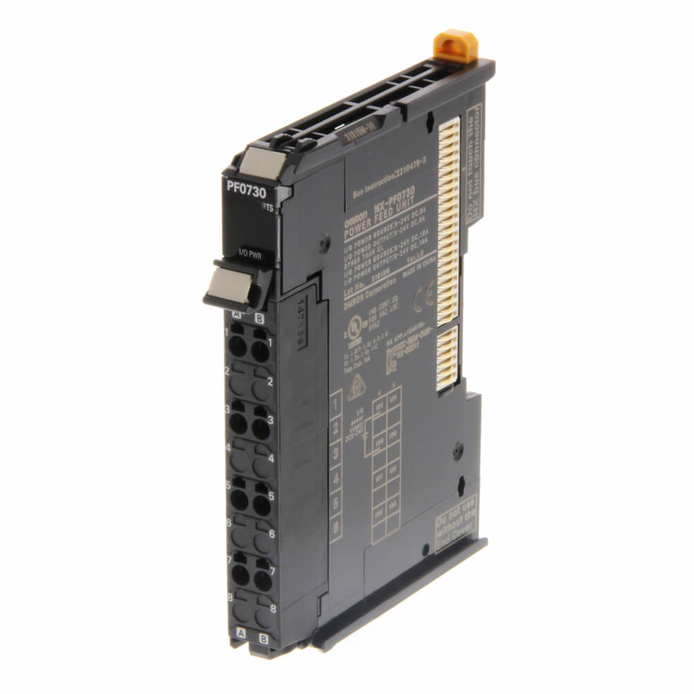 Omron NXPF Series Power Distribution Module for Use with EtherCAT Coupler Unit, NX Series CPU Unit