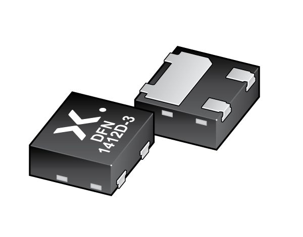 Nexperia BC847AQC-QZ NPN Transistor, 100 mA, 45 V SOT8009