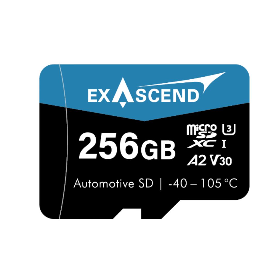 Exascend 256 GB Industrial MicroSDXC Micro SD Card, A2, Class 10, UHS-1 (U3), V30