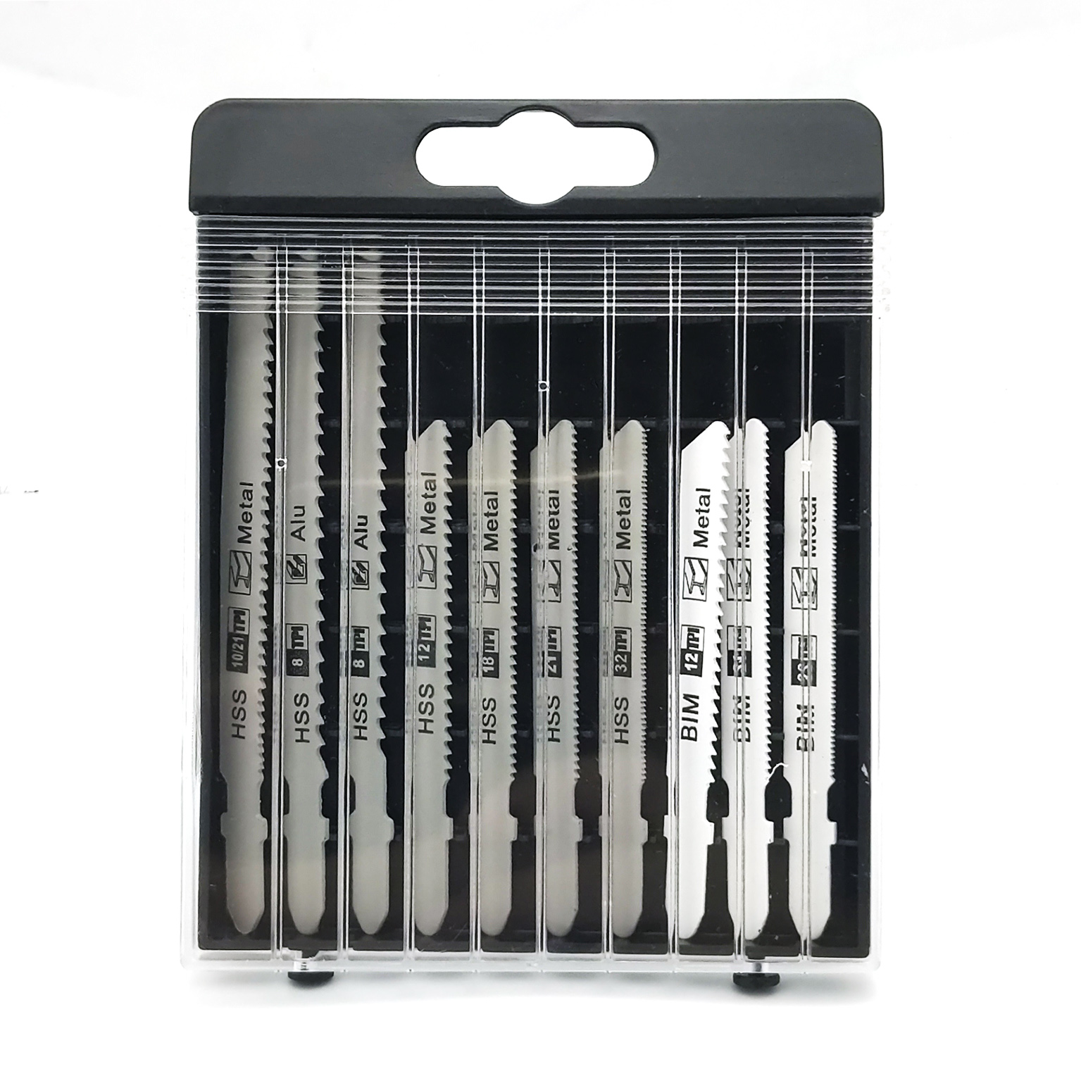 RS PRO, 8, 12, 18, 21, 32 Teeth Per Inch Multiple Materials 50 mm, 74 mm Cutting Length Jigsaw Blade, Pack of 10