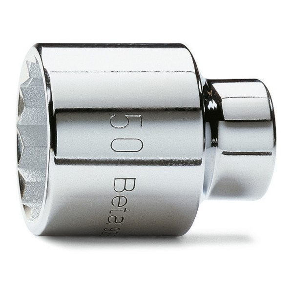 BETA 3/4 in Drive 22mm Bi-Hexagon, 12 point, 53 mm Overall Length
