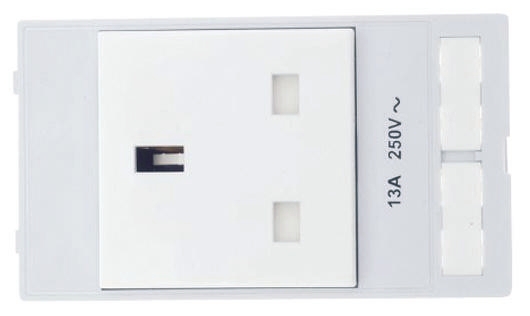 HARTING UK Mains Connector, 13A Grey, Panel Mount Screw, 250 V