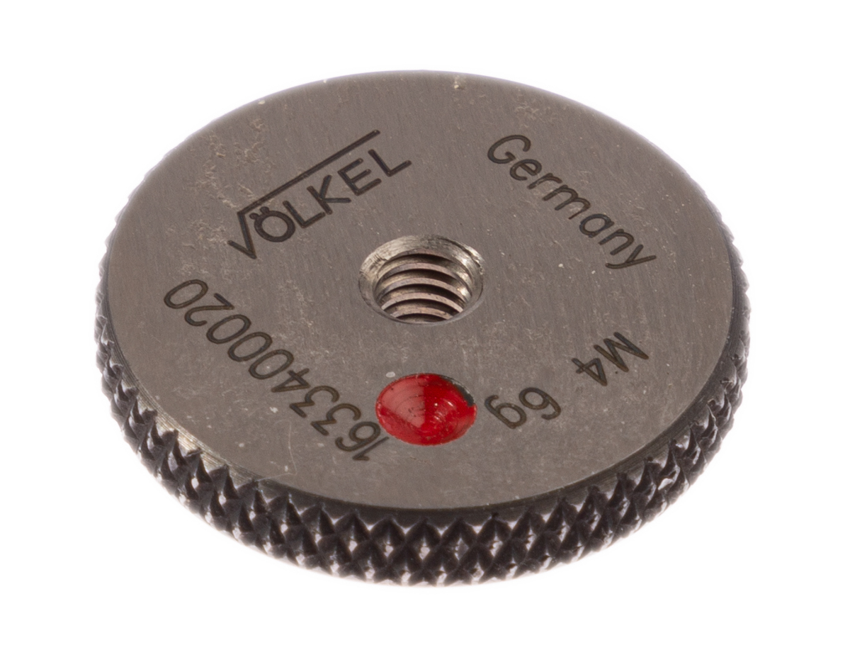 Volkel M4 x 0.7 Ring Thread Gauge Ring Gauge, 0.7mm Pitch Diameter
