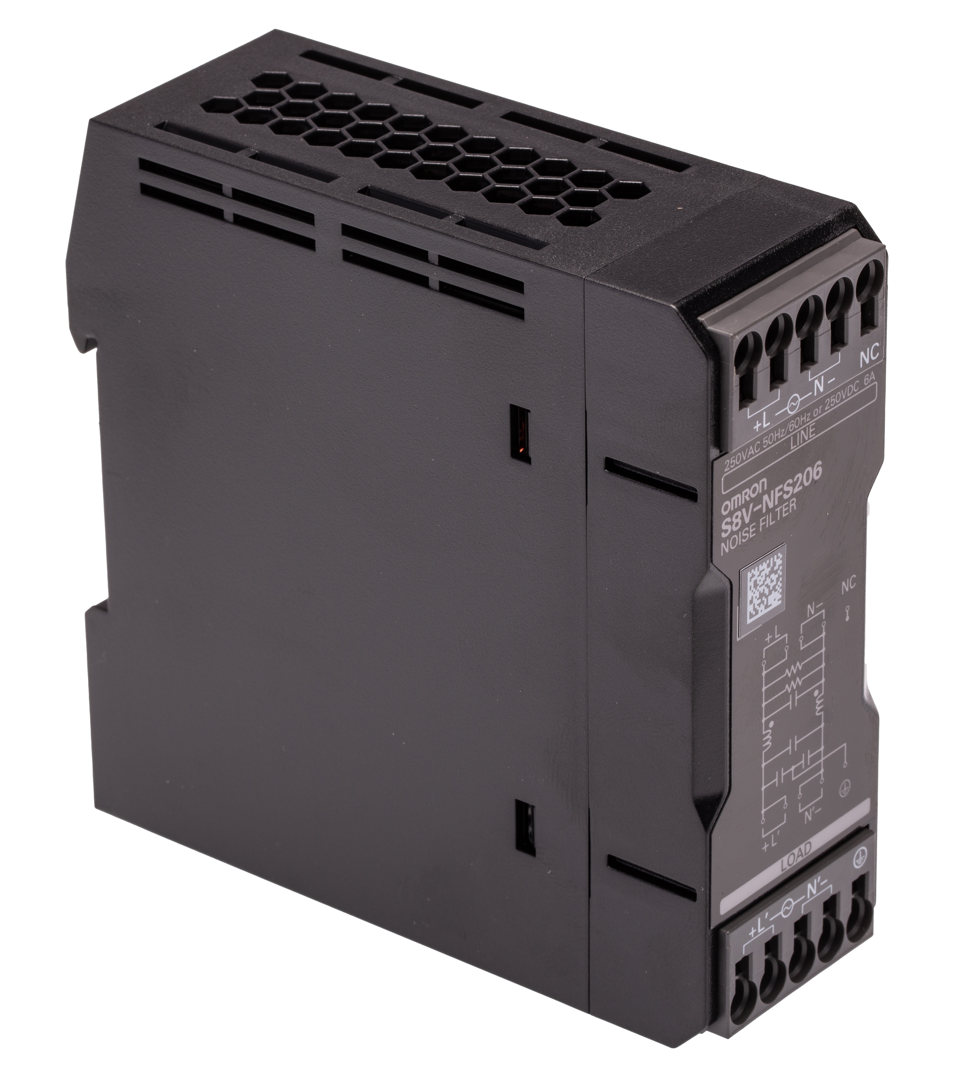 Omron Noise Filter, for use with Control Panel, S8V Series