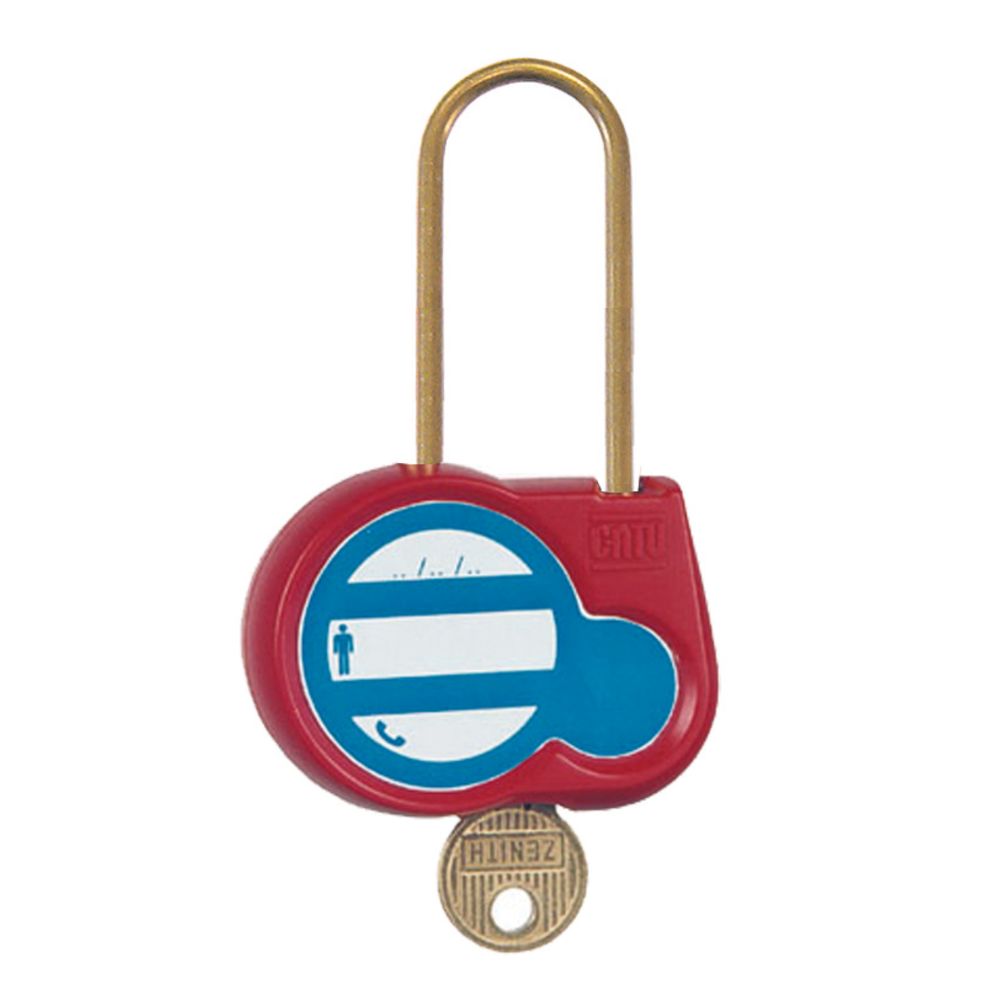 Catu Padlock Brass Safety Padlock, Keyed Alike, 4mm Shackle
