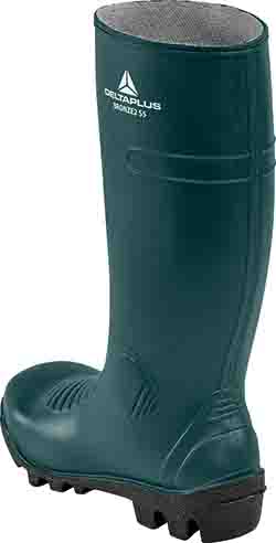 Delta Plus BRONZE2 S5 SRA Black, Green Steel Toe Capped Men's Safety Boot, UK 6, EU 39