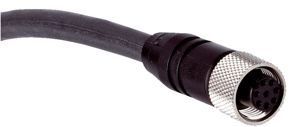 SICK Female 12 way Straight M12 to Unterminated Free Cable End Connector Cable, 25 m