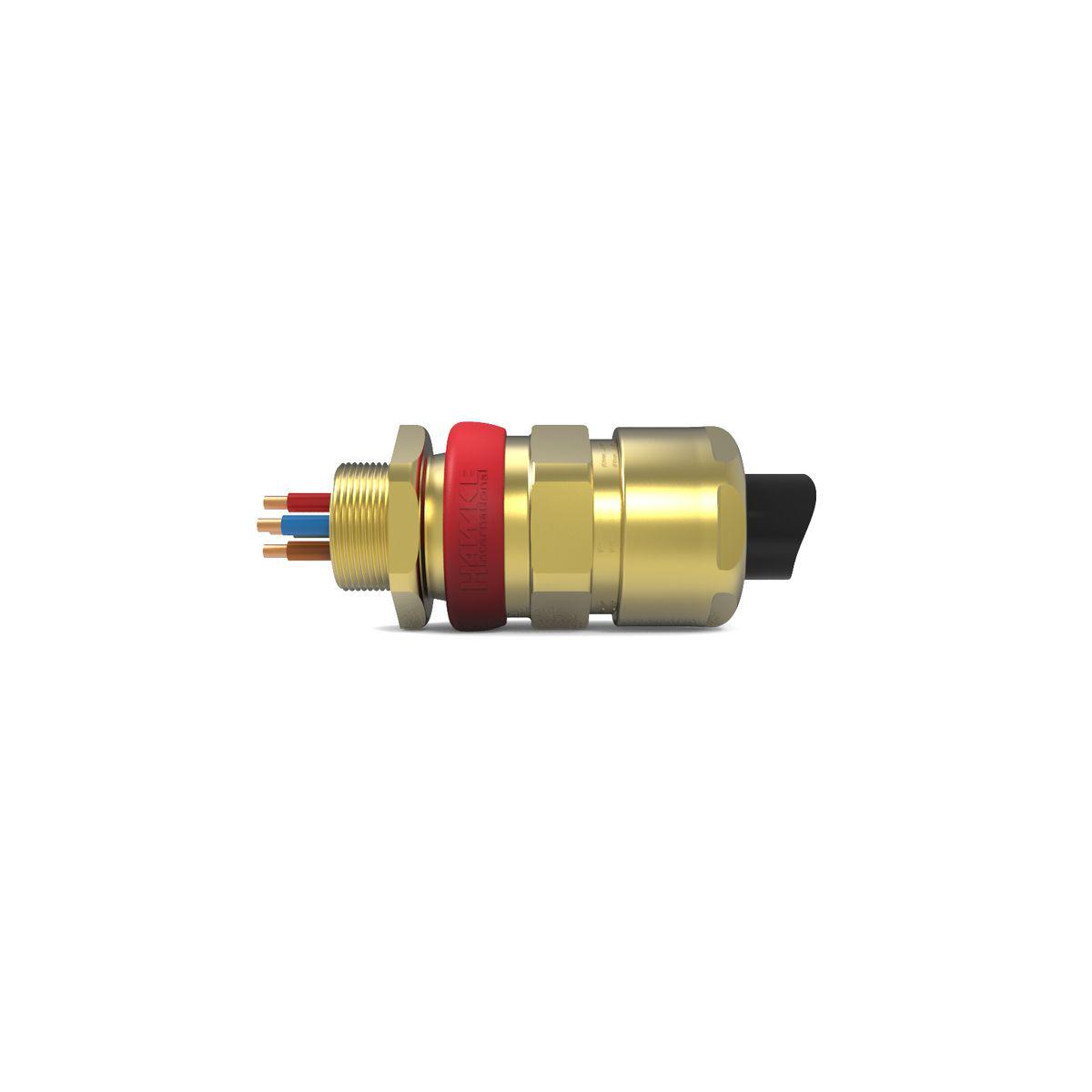 Hawke ICG/653/UNIV Series Brass Brass Cable Gland, M20 Thread, 12.5mm min., 20.5mm max., IP66, IP67, IP68