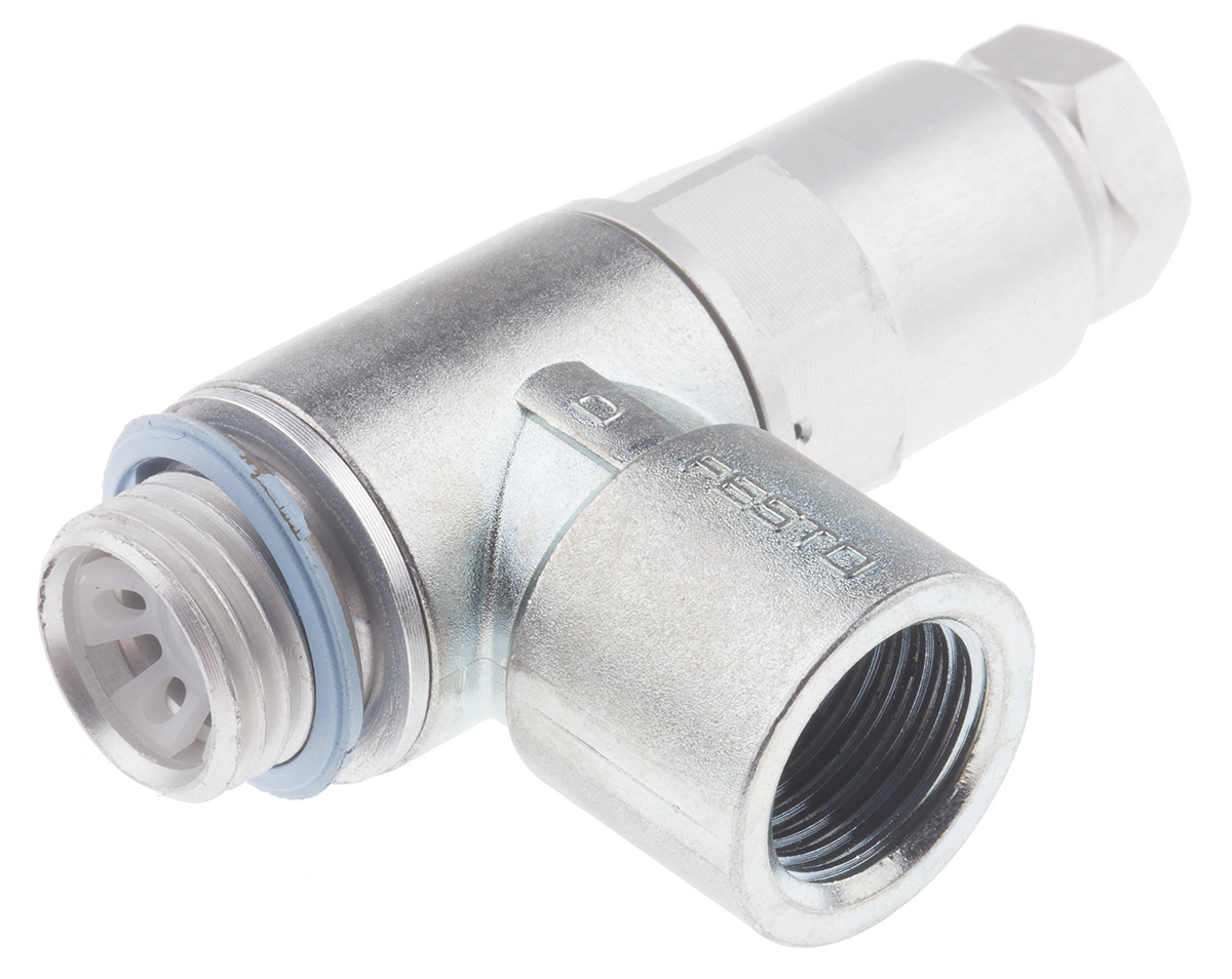 Festo HGL Series Non Return Valve, G 1/4 Inlet Port x G 1/4 Outlet Port, 530031
