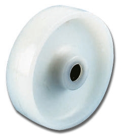 LAG White Polyamide Hygienic, Low Rolling Resistance, Non-Marking Trolley Wheel, 900kg