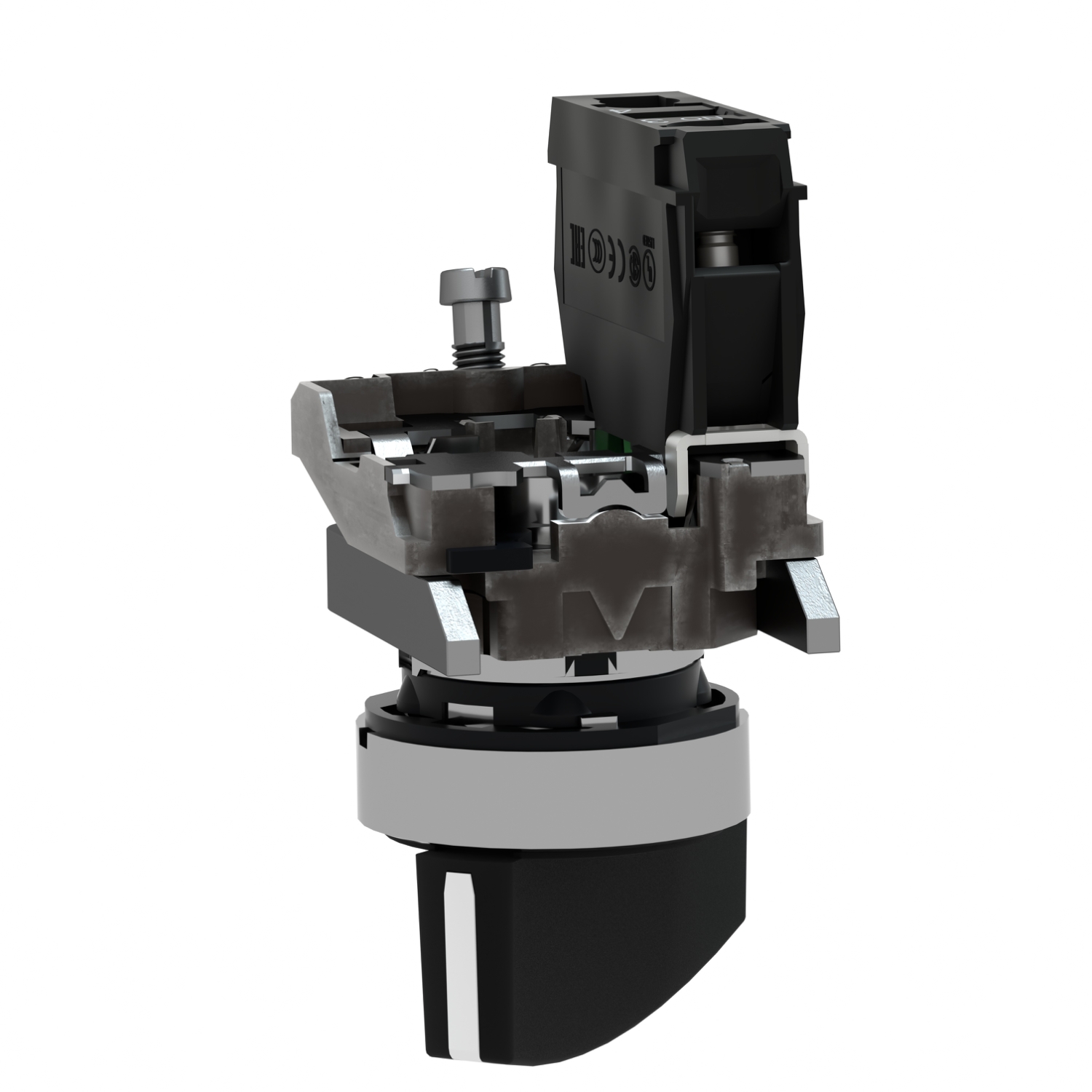 Schneider Electric Long Handle Black Selector Switch - 2 Positions