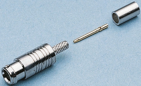 Radiall, Jack Panel Mount MCX Connector, 75Ω, Crimp Termination, Straight Body