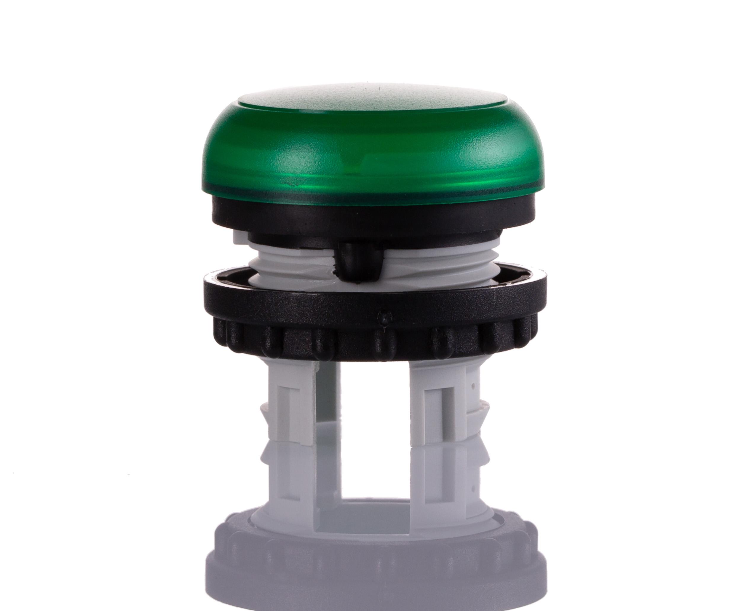 Eaton Green Pilot Light Head, 22.5mm Cutout M22 Series