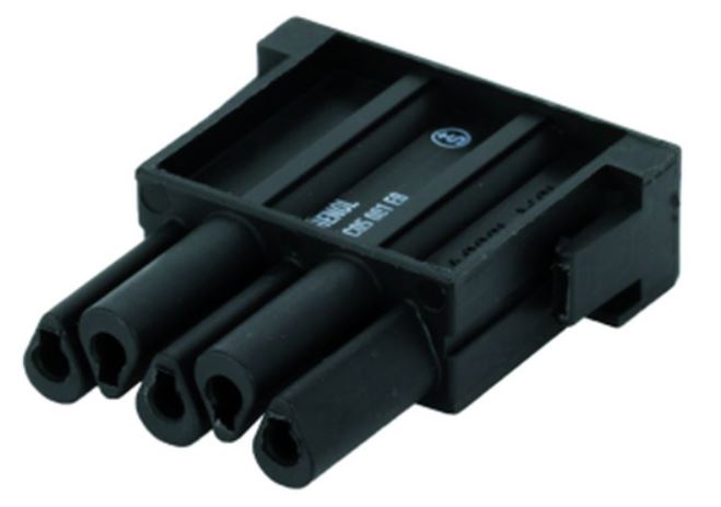 Amphenol Industrial Heavy Duty Power Connector Module, 16A, Female, C146 Series, 5 Contacts