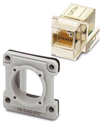 Phoenix Contact VS-08-A Series Ethernet Connector, Panel Mount