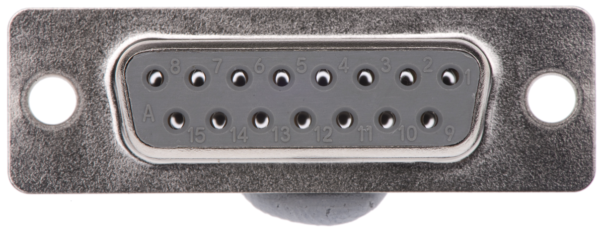 HARTING 15 Way Panel Mount D-sub Connector Socket