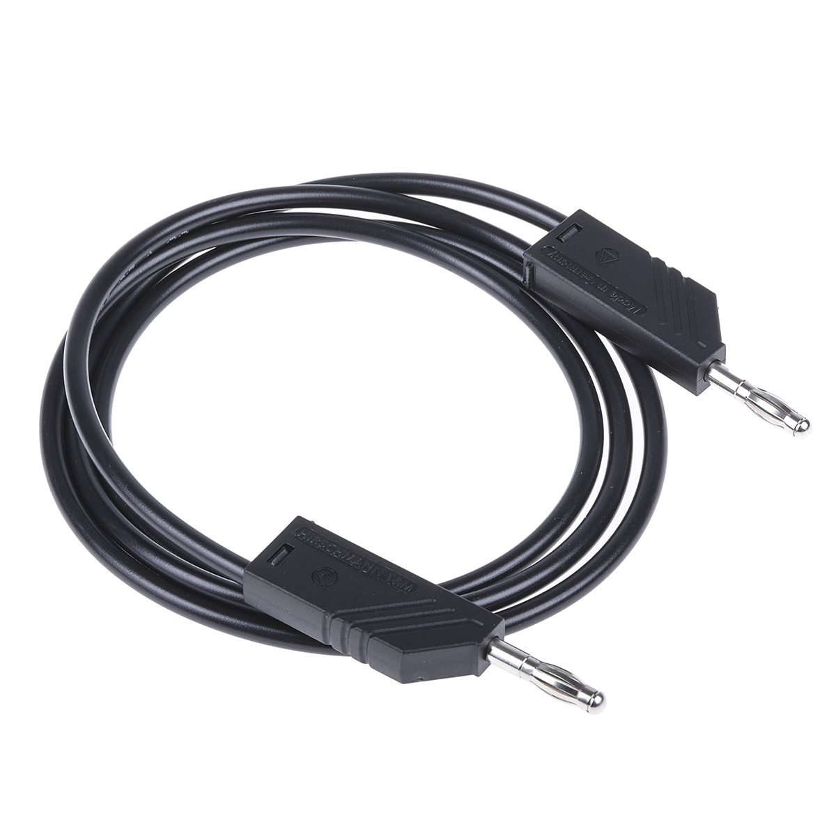 Hirschmann Test & Measurement Test lead, 16A, 60V dc, Black, 1m Lead Length