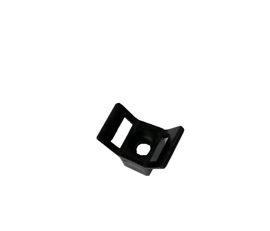 RS PRO Black Cable Tie Mount 13.8 mm x 23mm, 9.5mm Max. Cable Tie Width