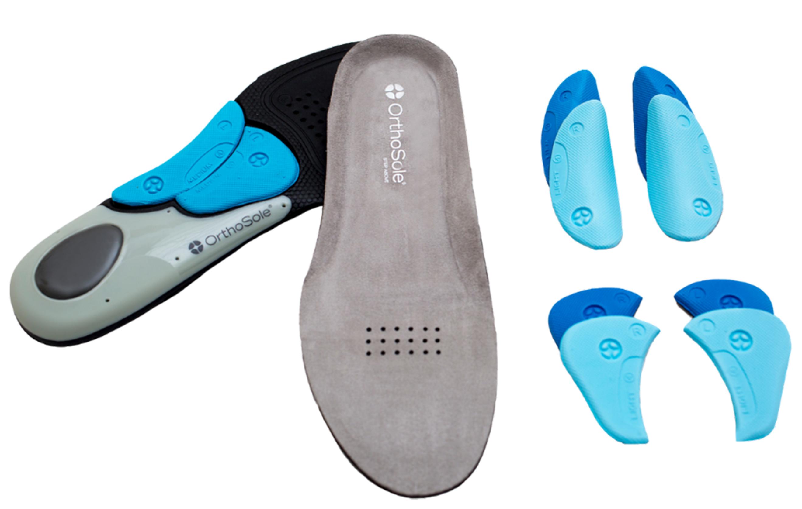 Orthosole Blue, Grey Insole, Size 4-4.5 (UK), 36.5-37.5 (EU)