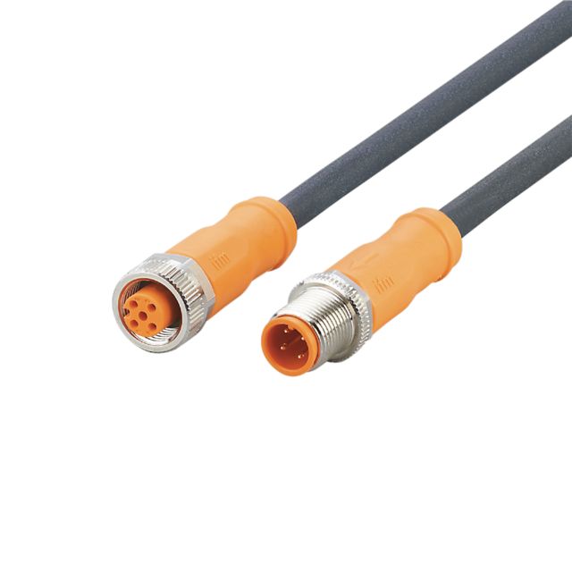 ifm electronic Male 1 way M12 to Female 1 way M12 Sensor Actuator Cable, 10 m