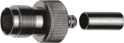 Telegartner, Plug Cable Mount TNC Connector, 50Ω, Crimp Termination, Straight Body