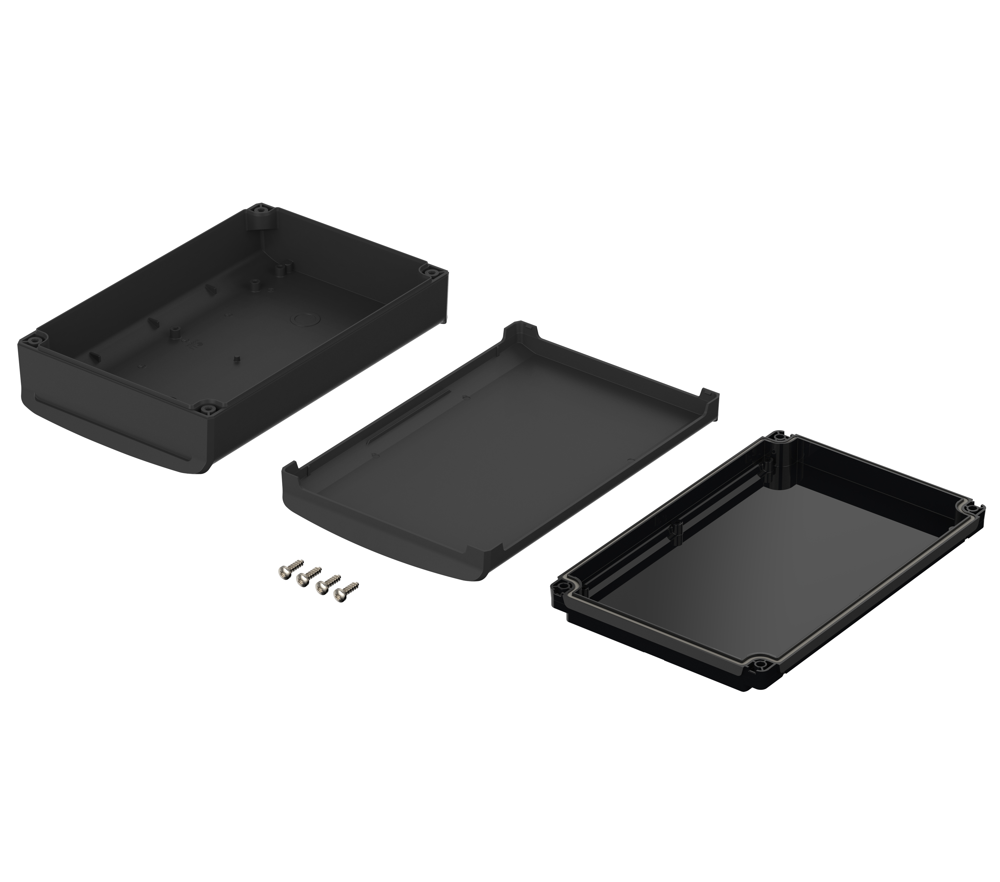 Bopla BoVersa Series Black Polycarbonate General Purpose Enclosure, 222.3 x 140 x 63mm