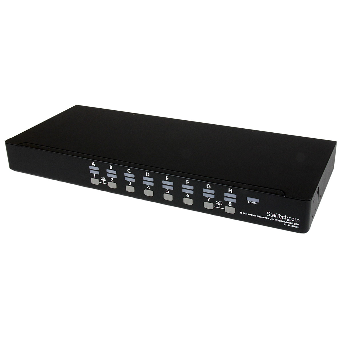 StarTech.com 16 Port USB VGA KVM Switch, 1920 x 1440 Maximum Resolution