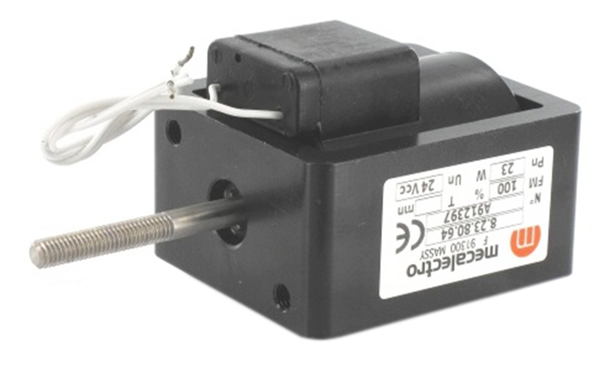 Mecalectro Linear Solenoid, 230 V ac, 2 → 4N
