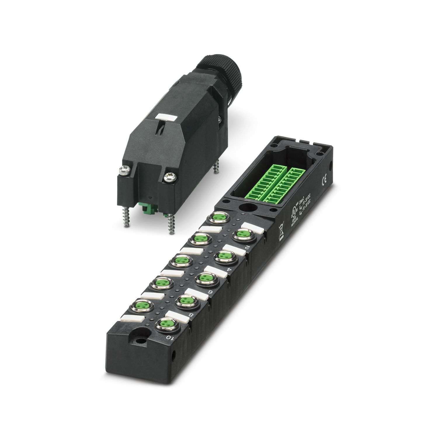 Phoenix Contact SACB Series Distribution Unit, M8, 3 way, 10 port