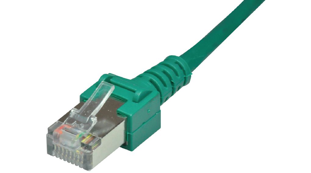 Dätwyler Cables, 1m Cat5, Green RJ45 to RJ45, S/UTP, Terminated PVC Sheath