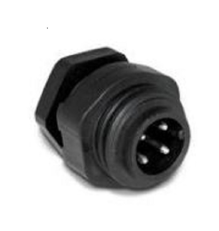 Amphenol Industrial Circular Connector, 3 Contacts, Panel, Standard Connector, Plug, Male, IP67, Ecomate M Series