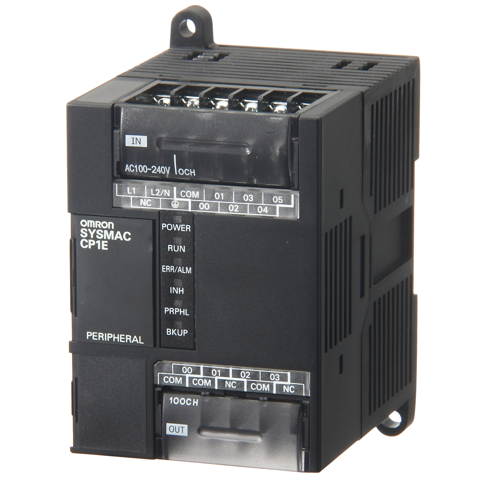 Omron CP1E Series PLC CPU, PNP/NPN Input