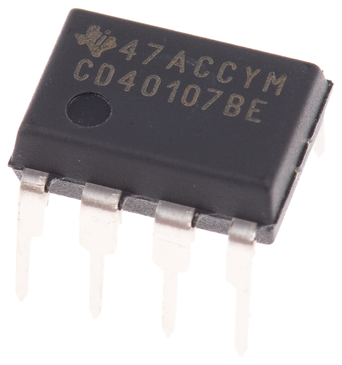 Texas Instruments CD40107BE, Dual 2-Input NAND Logic Gate, 8-Pin PDIP