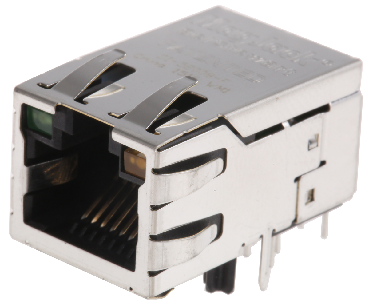 Bel-Stewart MagJack Series Female RJ45 Connector, STP Shield Straight