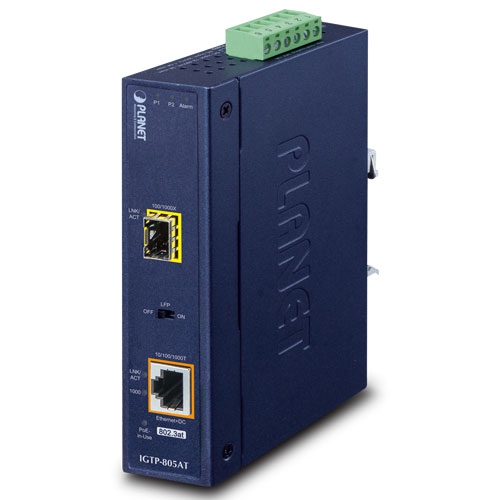 Planet RJ45 Ethernet Media Converter, Copper, 1000/2000Mbit/s, Full Duplex 100m