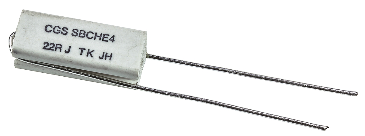 TE Connectivity 22Ω Wire Wound Resistor 4W ±5% SBCHE422RJ