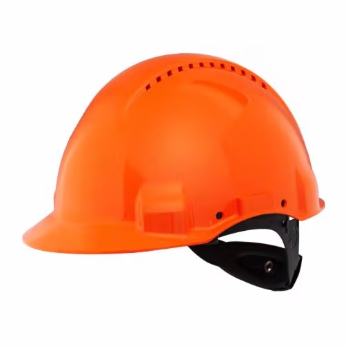 3M Peltor Uvicator G3000 Orange Safety Helmet, Ventilated