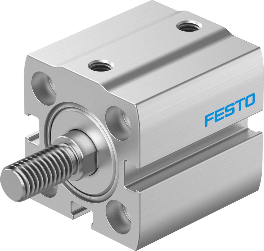 Festo Pneumatic Compact Cylinder - 8091449 20 mm Bore, 10 mm ADN-S-20-10-A-P Series, Double Acting Acting